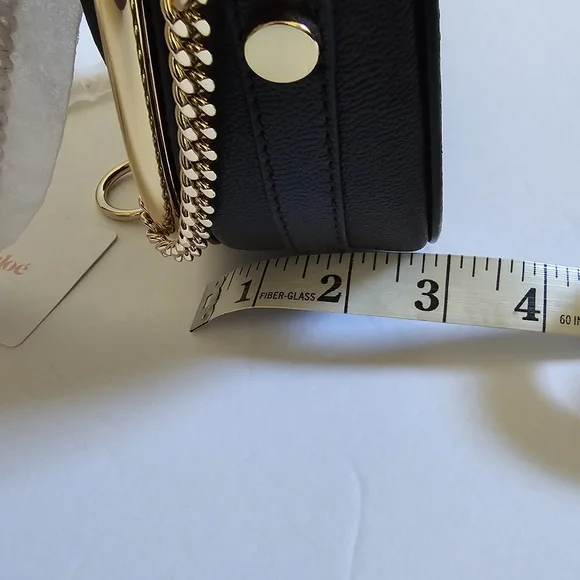 See by Chloe Mara Leather Saddle Crossbody Bag Black - Picture 9 of 11